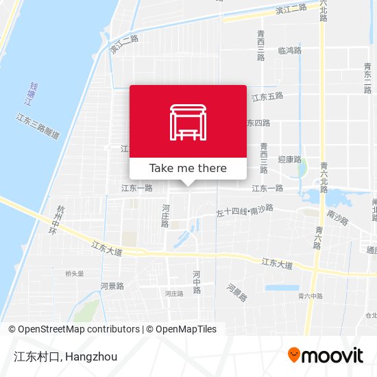 江东村口 map