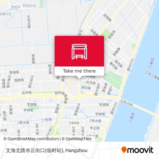 文海北路水云街口(临时站) map