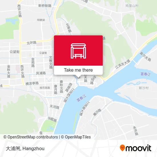 大浦闸 map