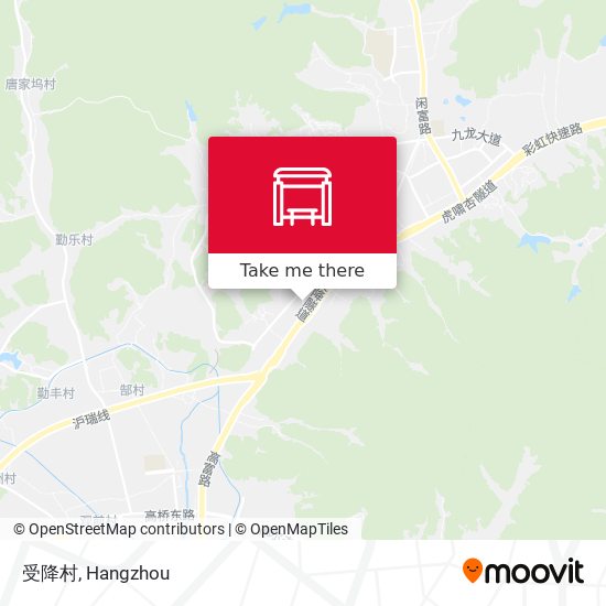 受降村 map