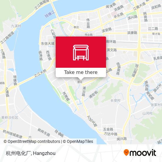 杭州电化厂 map