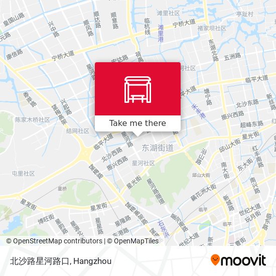 北沙路星河路口 map