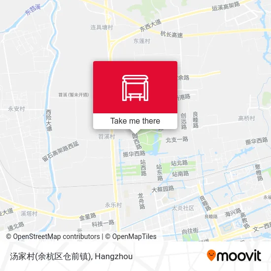 汤家村(余杭区仓前镇) map