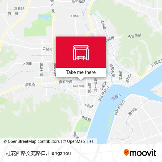 桂花西路文苑路口 map