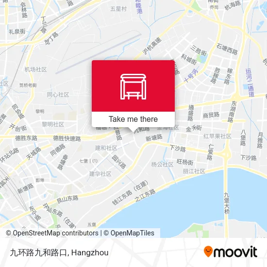 九环路九和路口 map