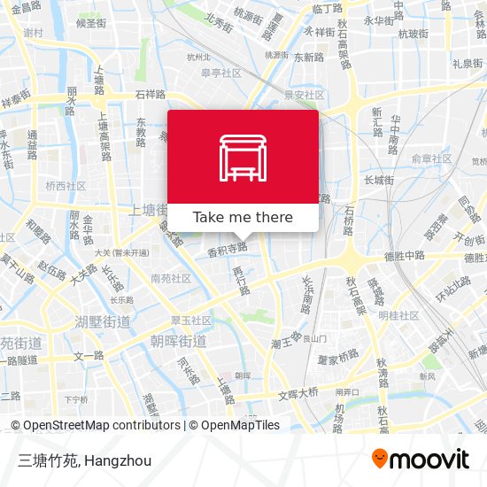 三塘竹苑 map