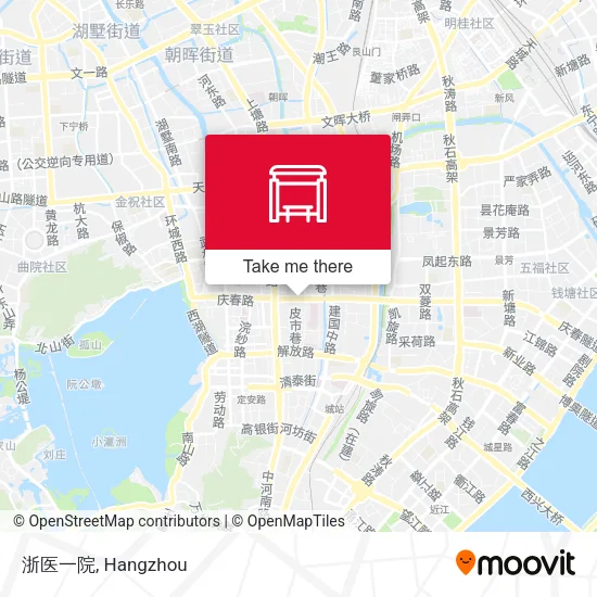 浙医一院 map