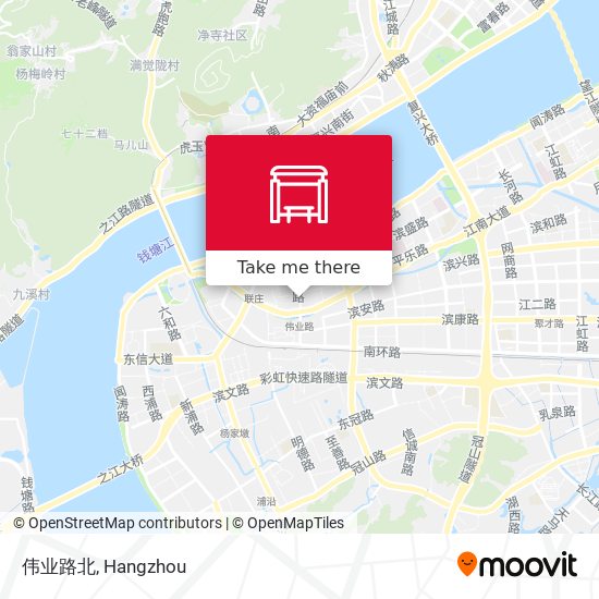 伟业路北 map