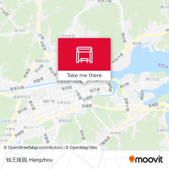 钱王陵园 map