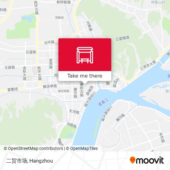 二贸市场 map