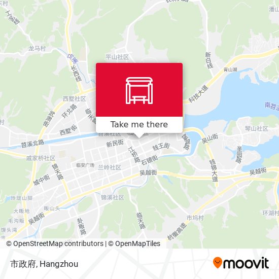 市政府 map