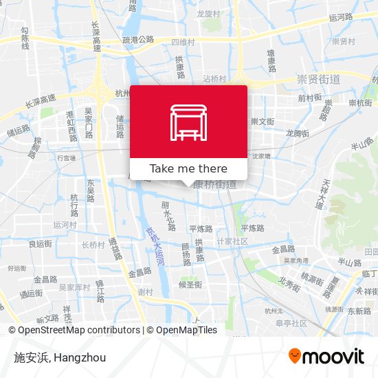 施安浜 map