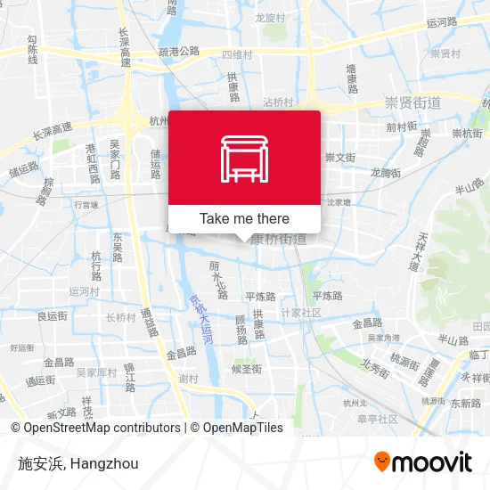 施安浜 map