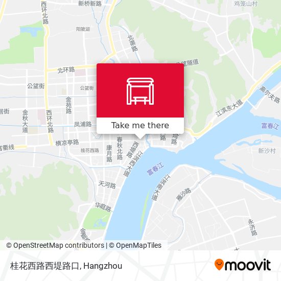 桂花西路西堤路口 map