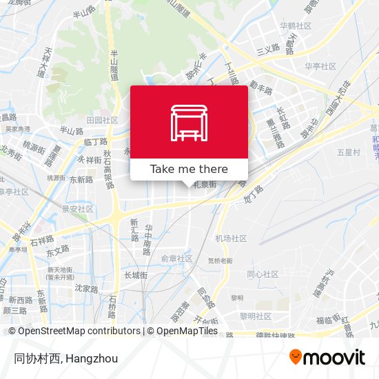 同协村西 map
