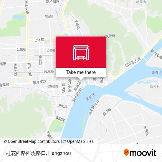 桂花西路西堤路口 map