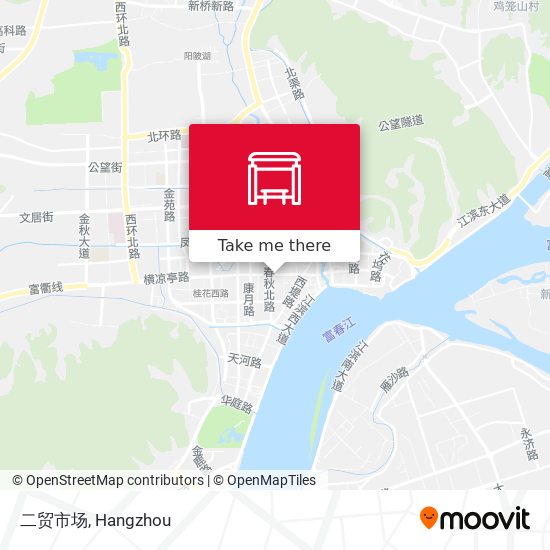 二贸市场 map