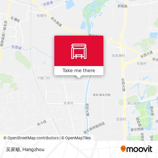 吴家畈 map