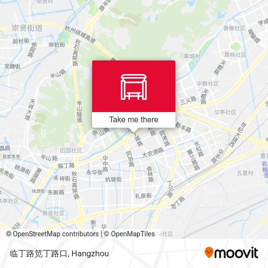 临丁路笕丁路口 map