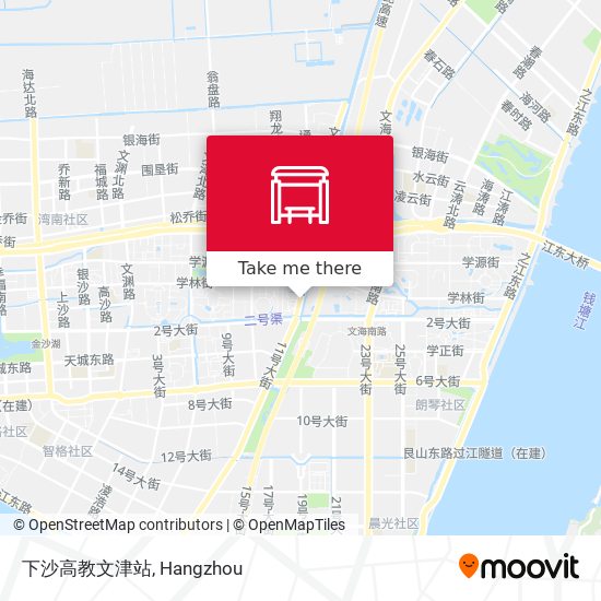 下沙高教文津站 map