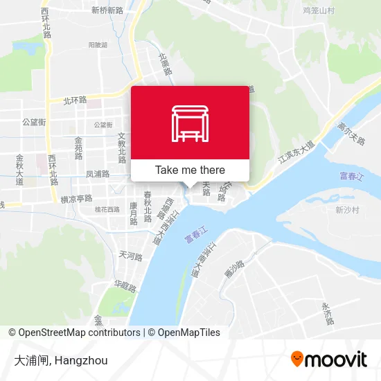 大浦闸 map