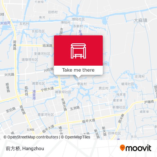 前方桥 map