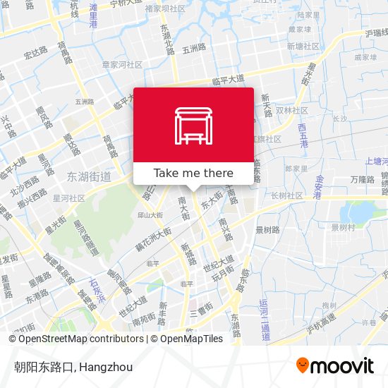 朝阳东路口 map