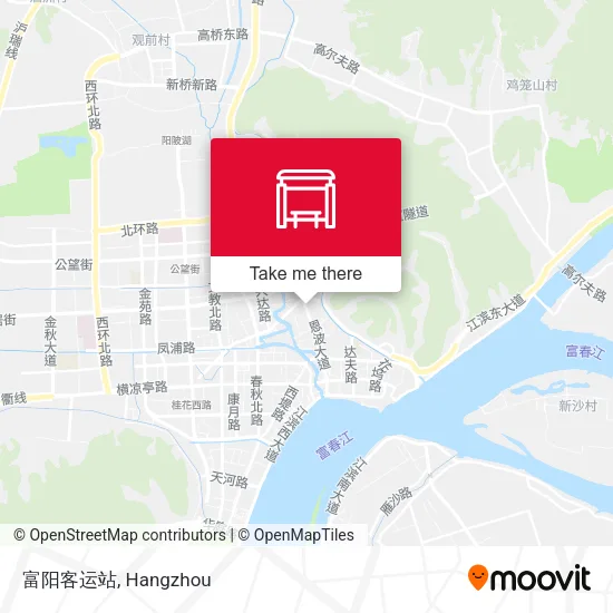 富阳客运站 map