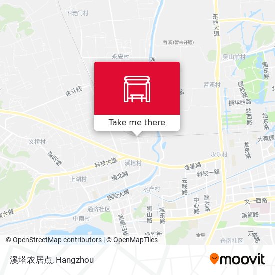 溪塔农居点 map
