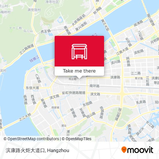 滨康路火炬大道口 map