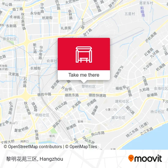 黎明花苑三区 map