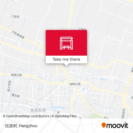 信源村 map