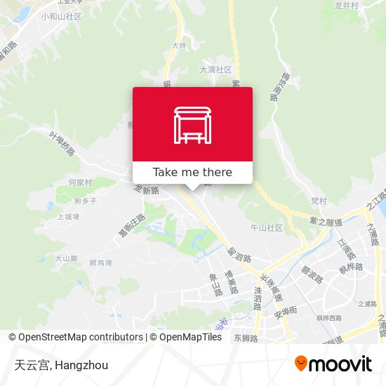 天云宫 map