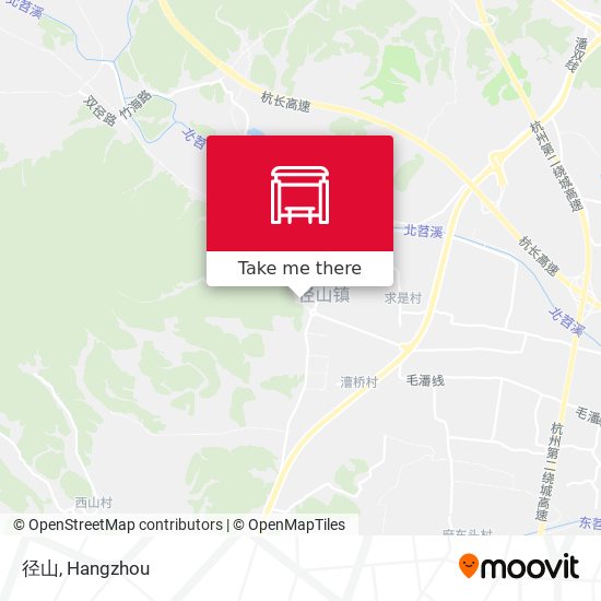 径山 map