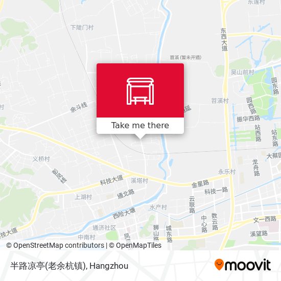 半路凉亭(老余杭镇) map