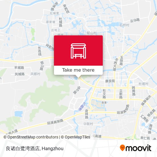 良诸白鹭湾酒店 map