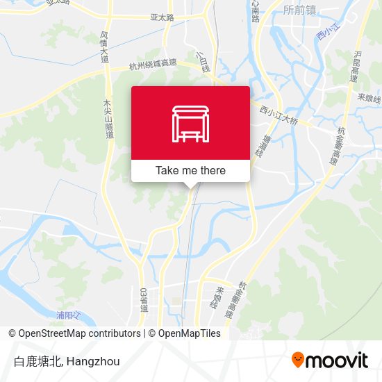 白鹿塘北 map
