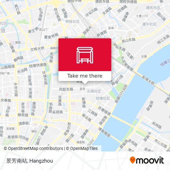 景芳南站 map