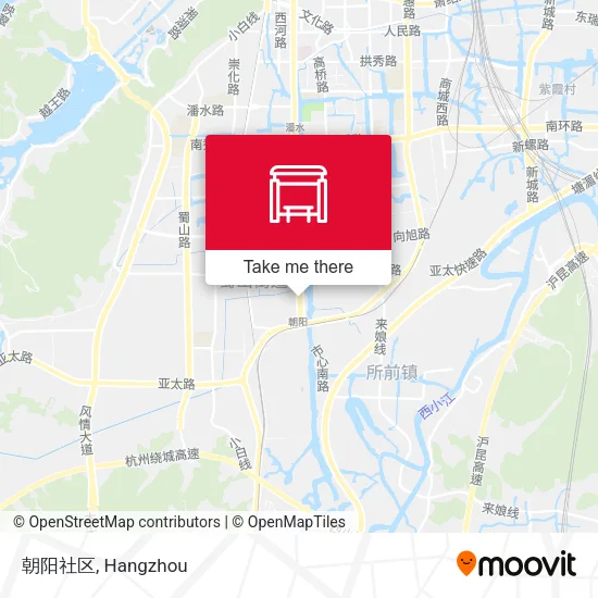 朝阳社区 map