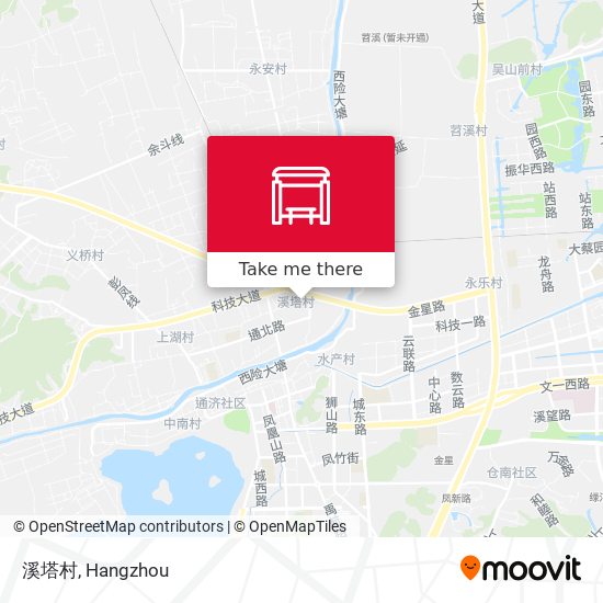 溪塔村 map