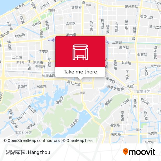 湘湖家园 map