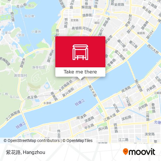 紫花路 map