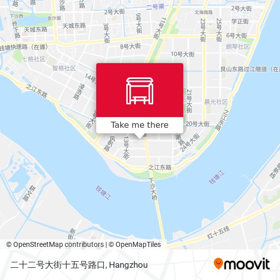 二十二号大街十五号路口 map