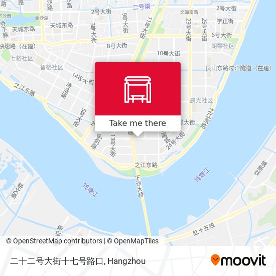 二十二号大街十七号路口 map