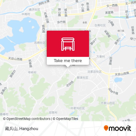 藏兵山 map
