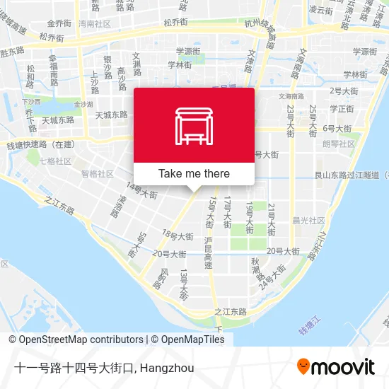 十一号路十四号大街口 map