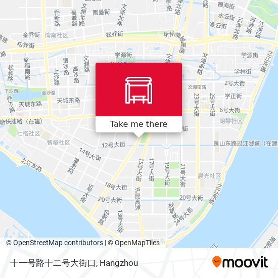 十一号路十二号大街口 map