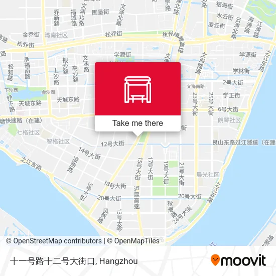 十一号路十二号大街口 map