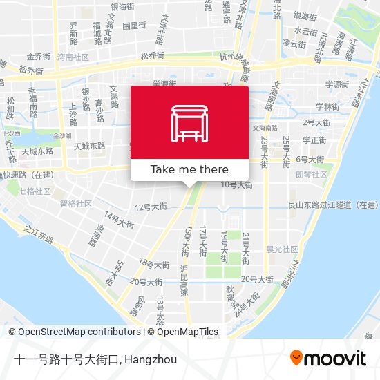 十一号路十号大街口 map