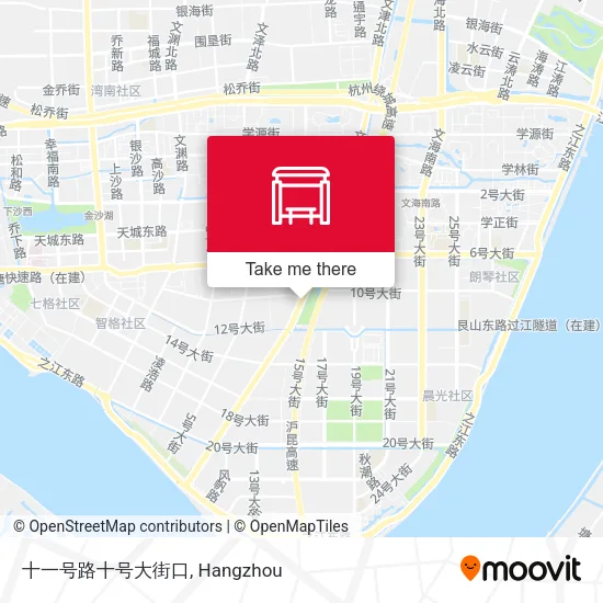 十一号路十号大街口 map